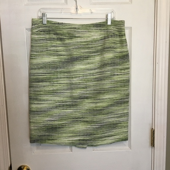 Kasper Sz 10 Green Pencil Skirt Workwear - Picture 1 of 8